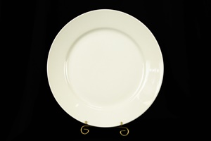 White China 9" Salad Plate